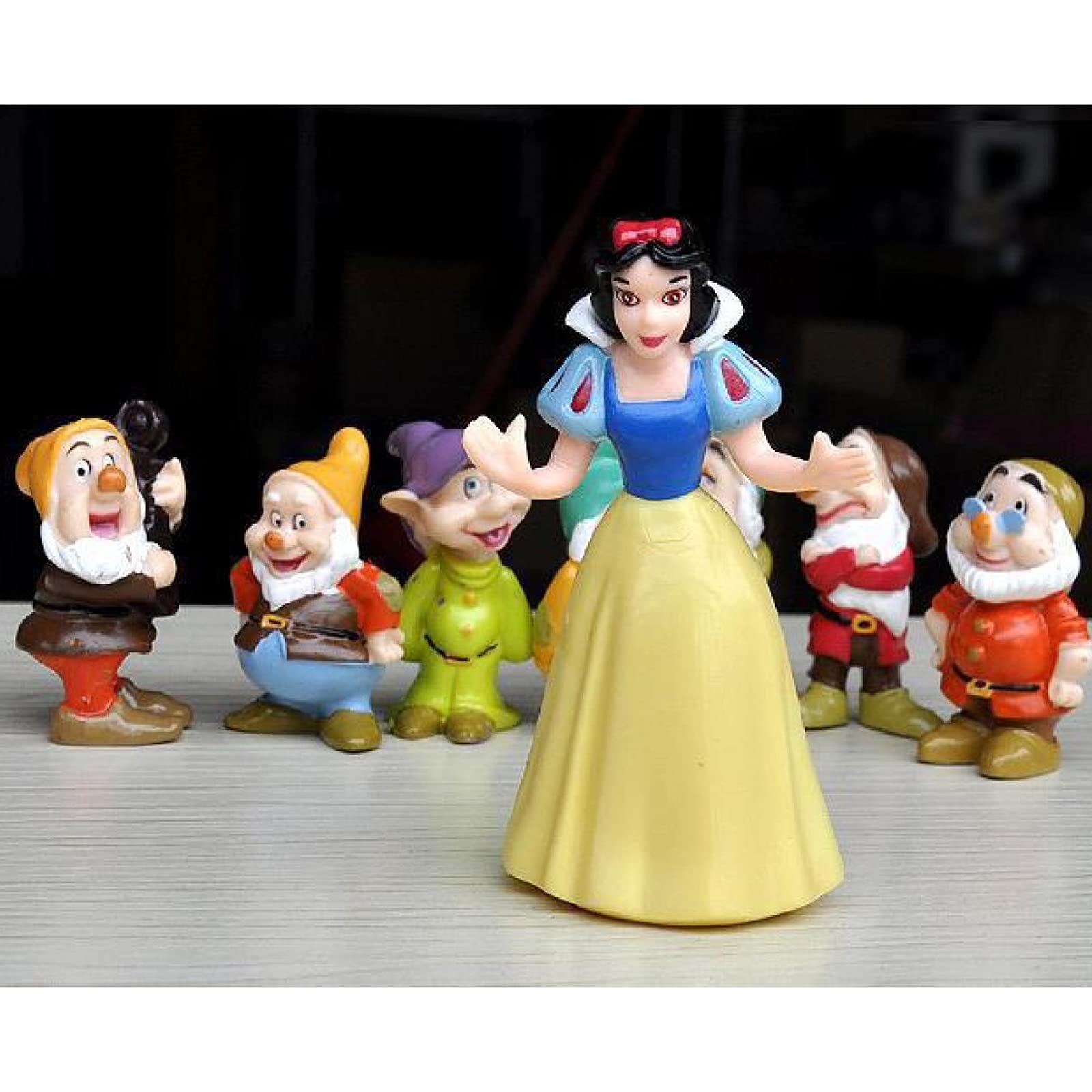 Amazon.co.jp: 8pcssetオリジナルディズニープリンセス白雪姫と7つの小